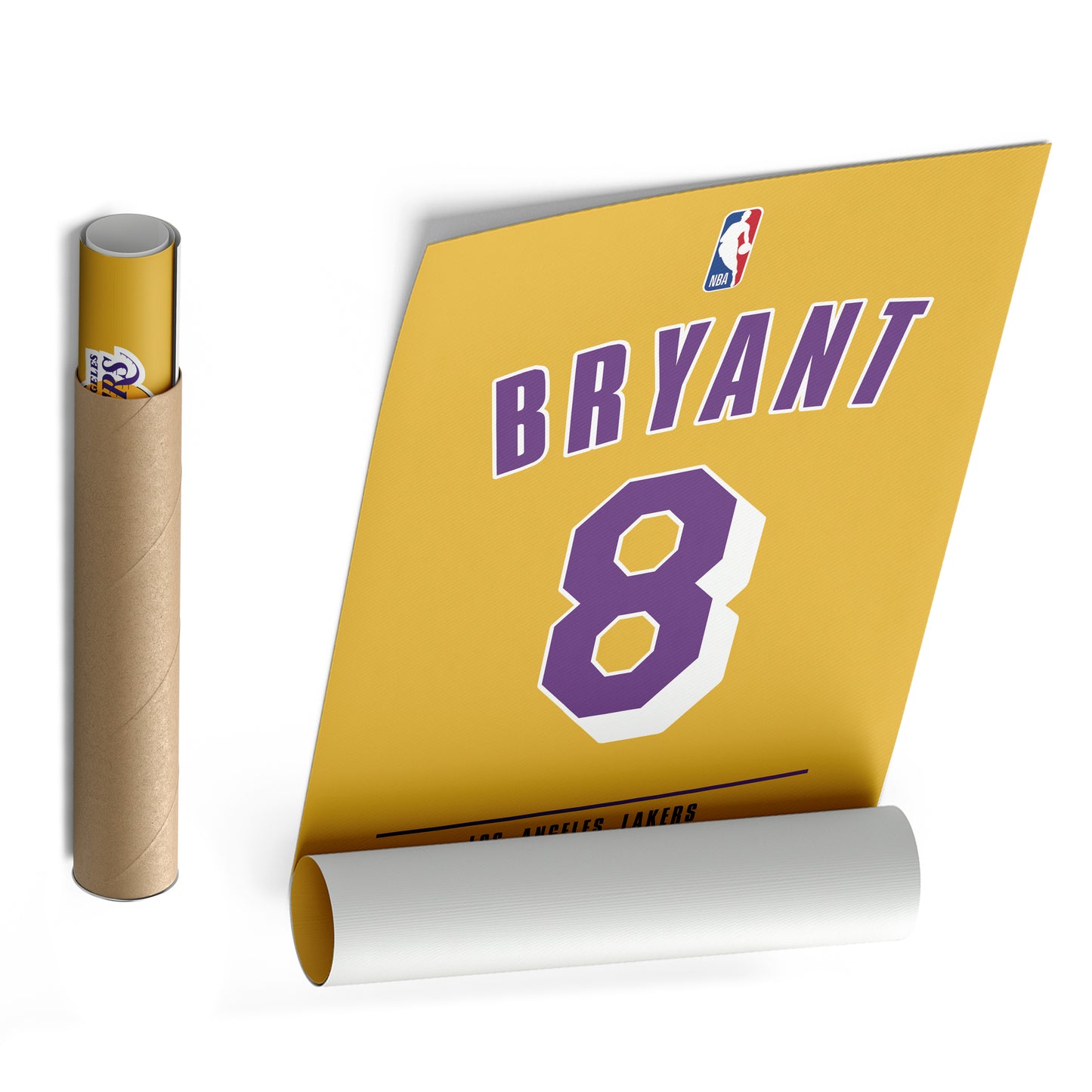 Kobe Bryant Lakers Jersey Canvas Print | Wall Art Decor