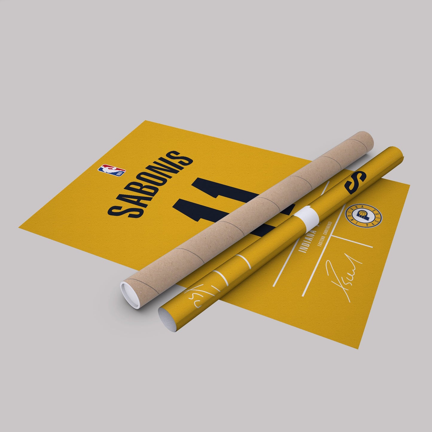 Domantas Sabonis Pacers Jersey Canvas Print | Wall Art Decor