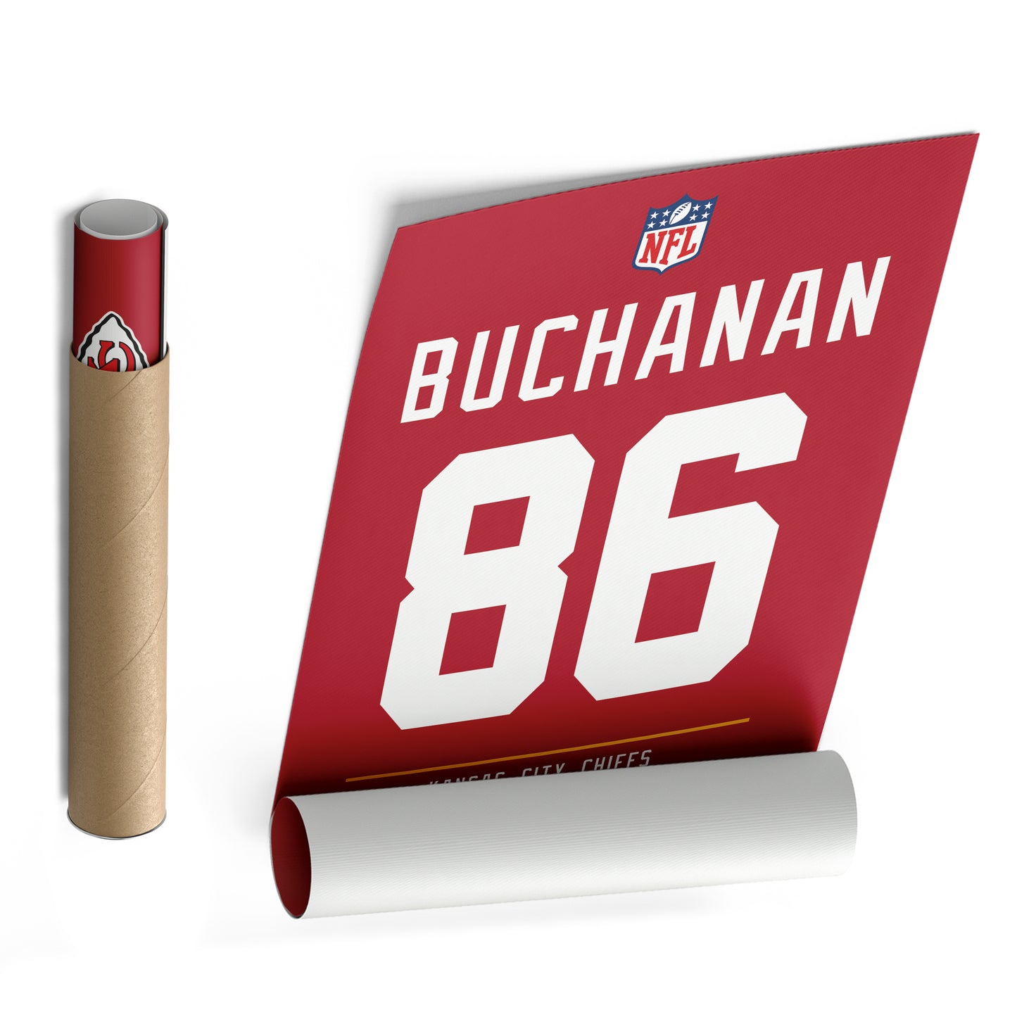 Buck Buchanan Chiefs Jersey Canvas Print | Wall Art Decor