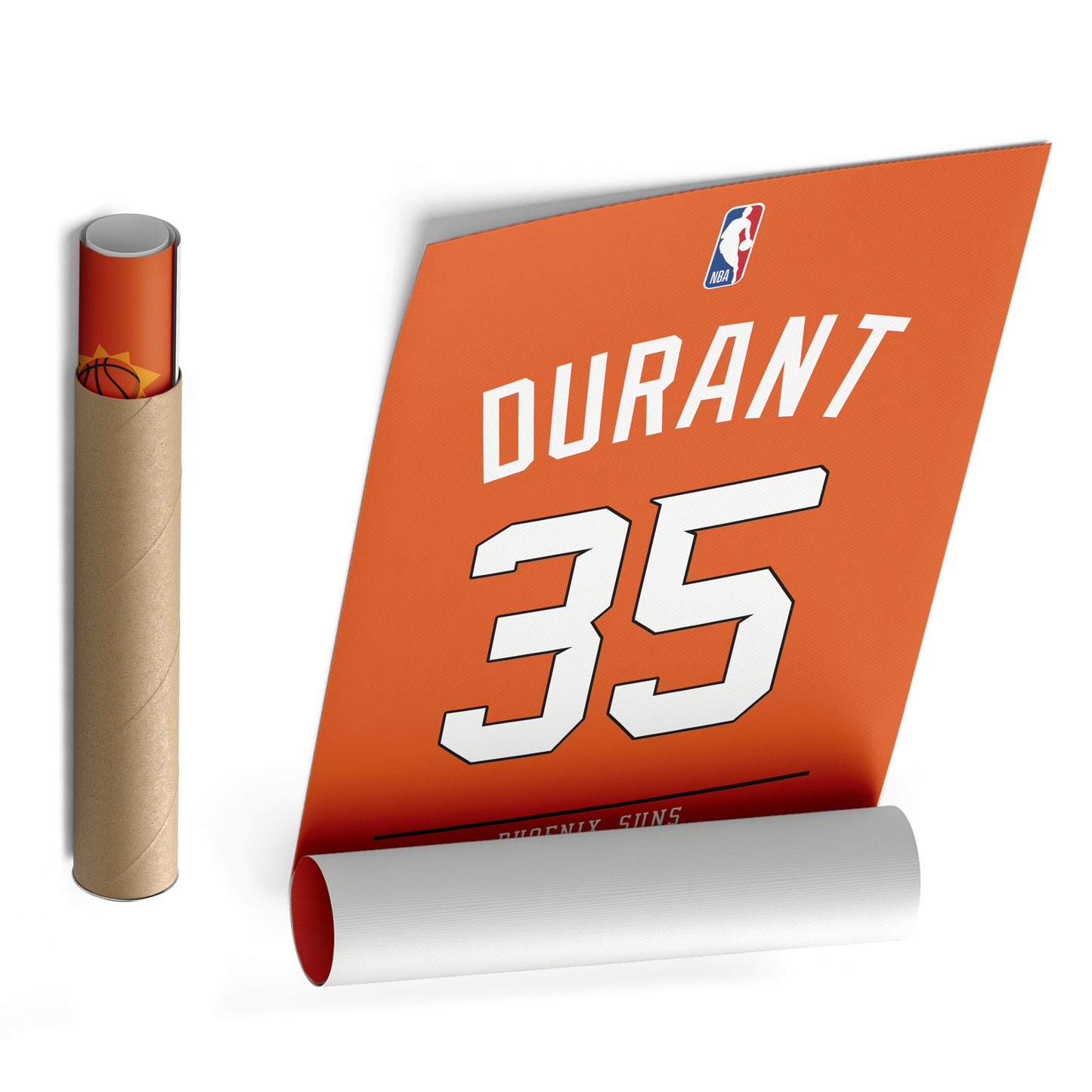Kevin Durant Suns Jersey Canvas Print | Wall Art Decor