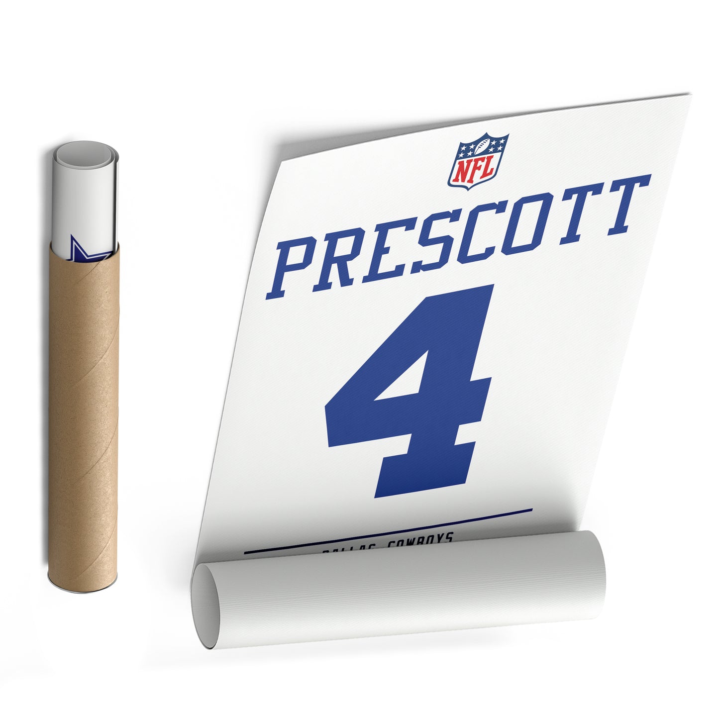 Dak Prescott Cowboys Jersey Canvas Print | Wall Art Decor