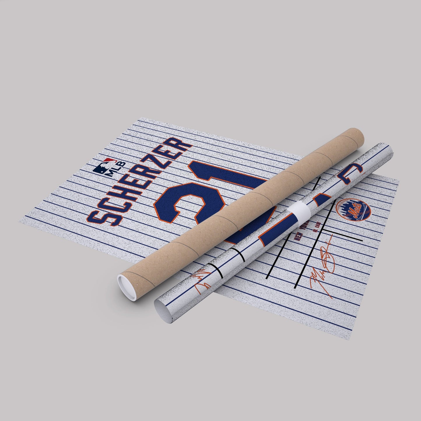 Max Scherzer Mets Jersey Canvas Print | Wall Art Decor