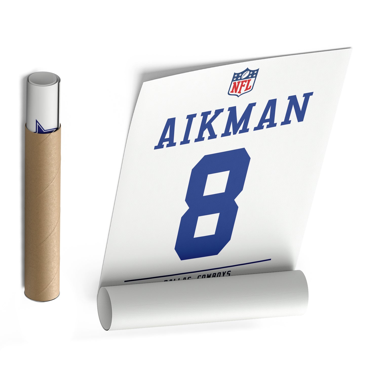 Troy Aikman Cowboys Jersey Canvas Print | Wall Art Decor