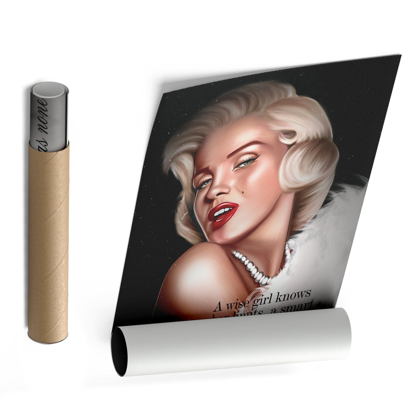 Marilyn Monroe Blonde Quote Canvas Print | Iconic Wall Art