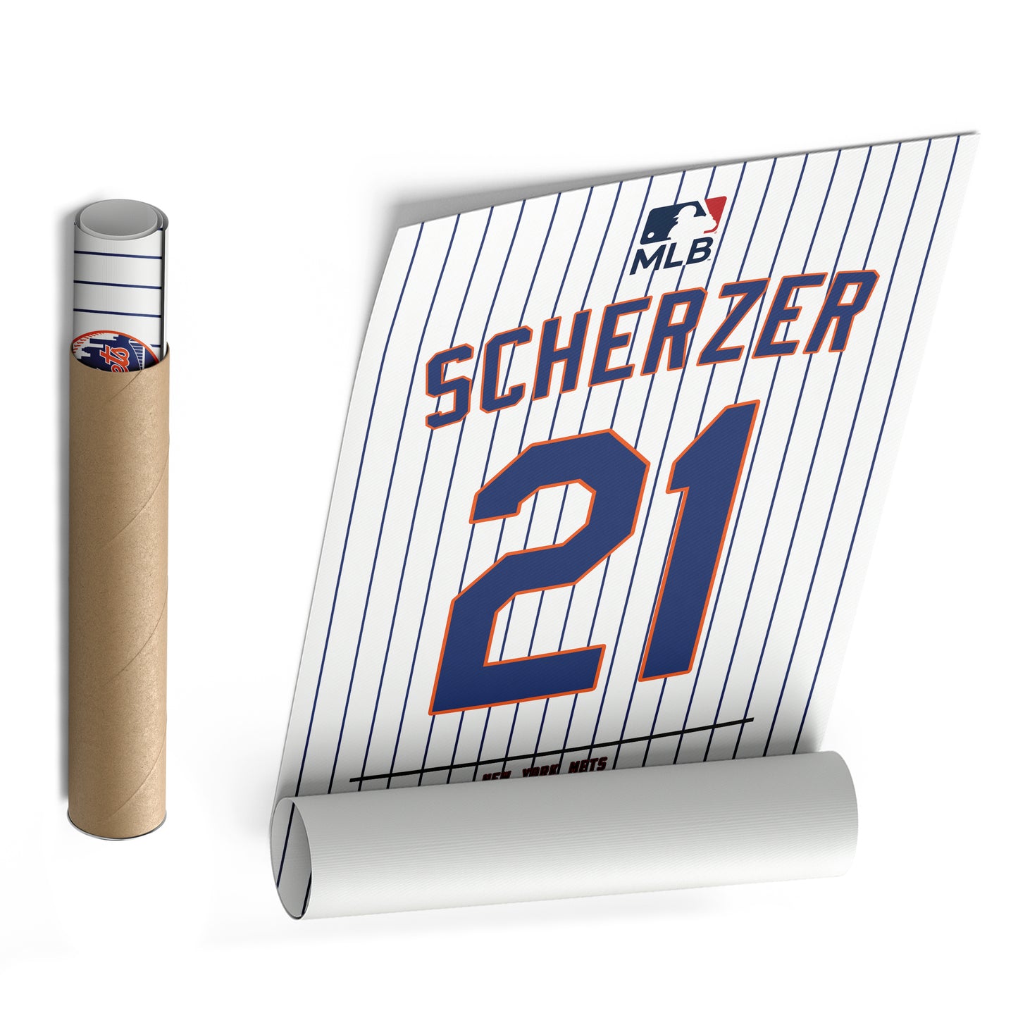 Max Scherzer Mets Jersey Canvas Print | Wall Art Decor