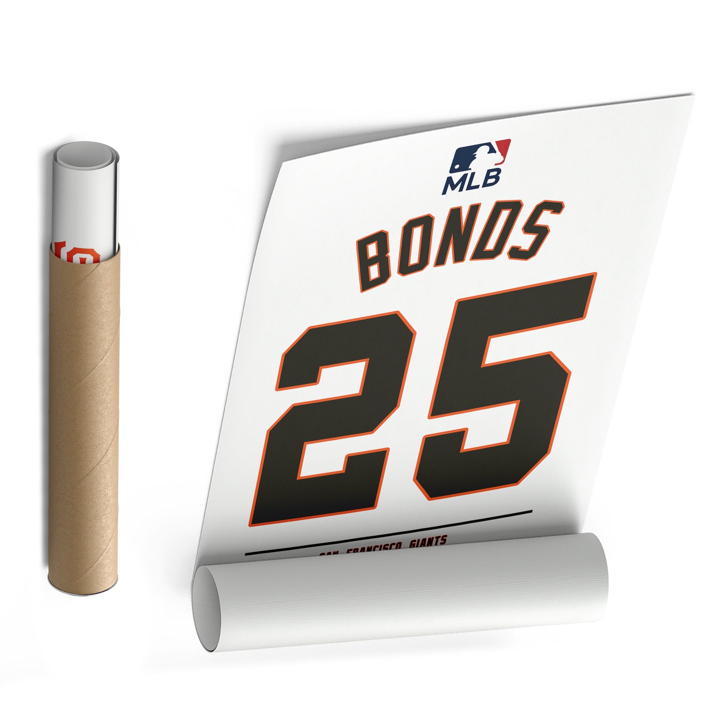 Barry Bonds Giants Jersey Canvas Print | Wall Art Decor