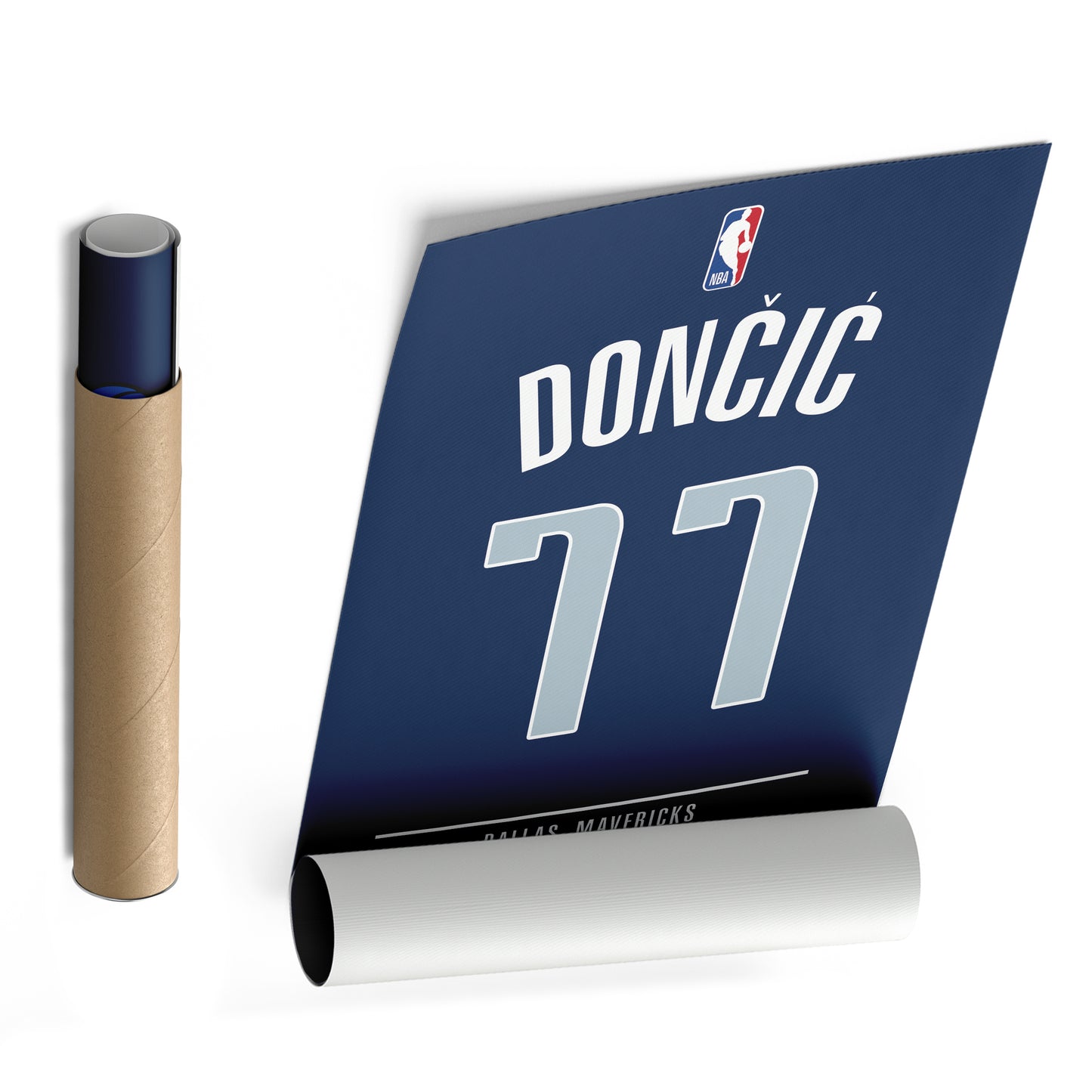 Luka Doncic Mavericks Jersey Canvas Print | Wall Art Decor