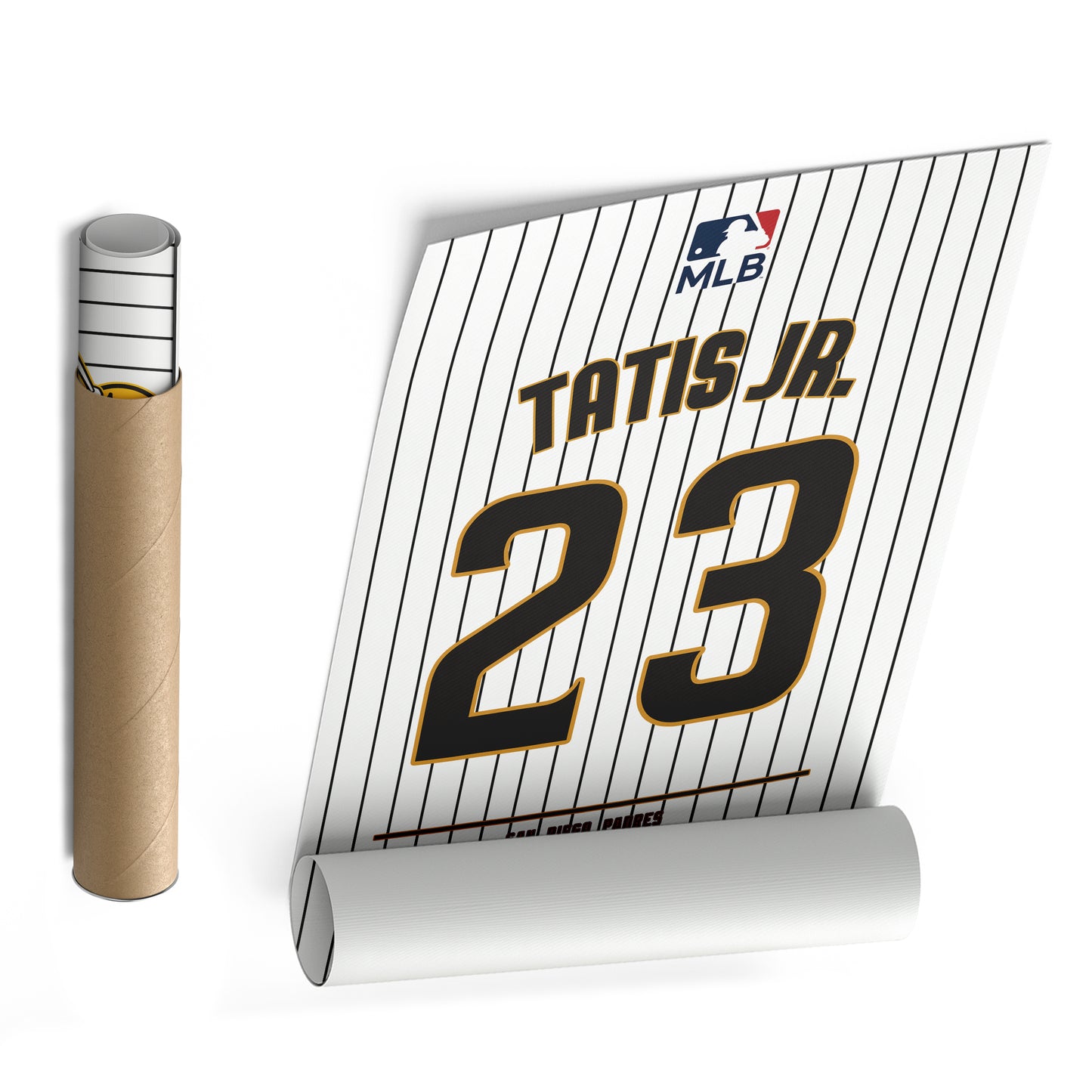 Fernando Tatís Jr. Padres Jersey Canvas Print | Wall Art Decor