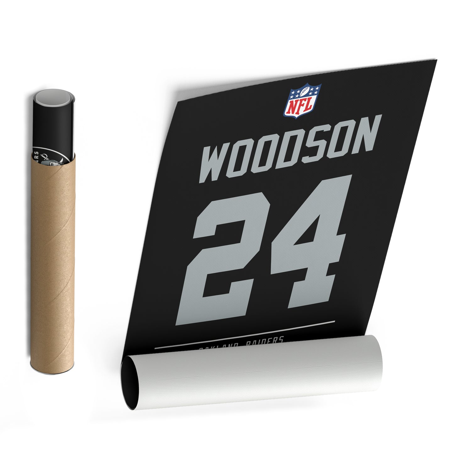 Charles Woodson Raiders Jersey Canvas Print | Wall Art Decor