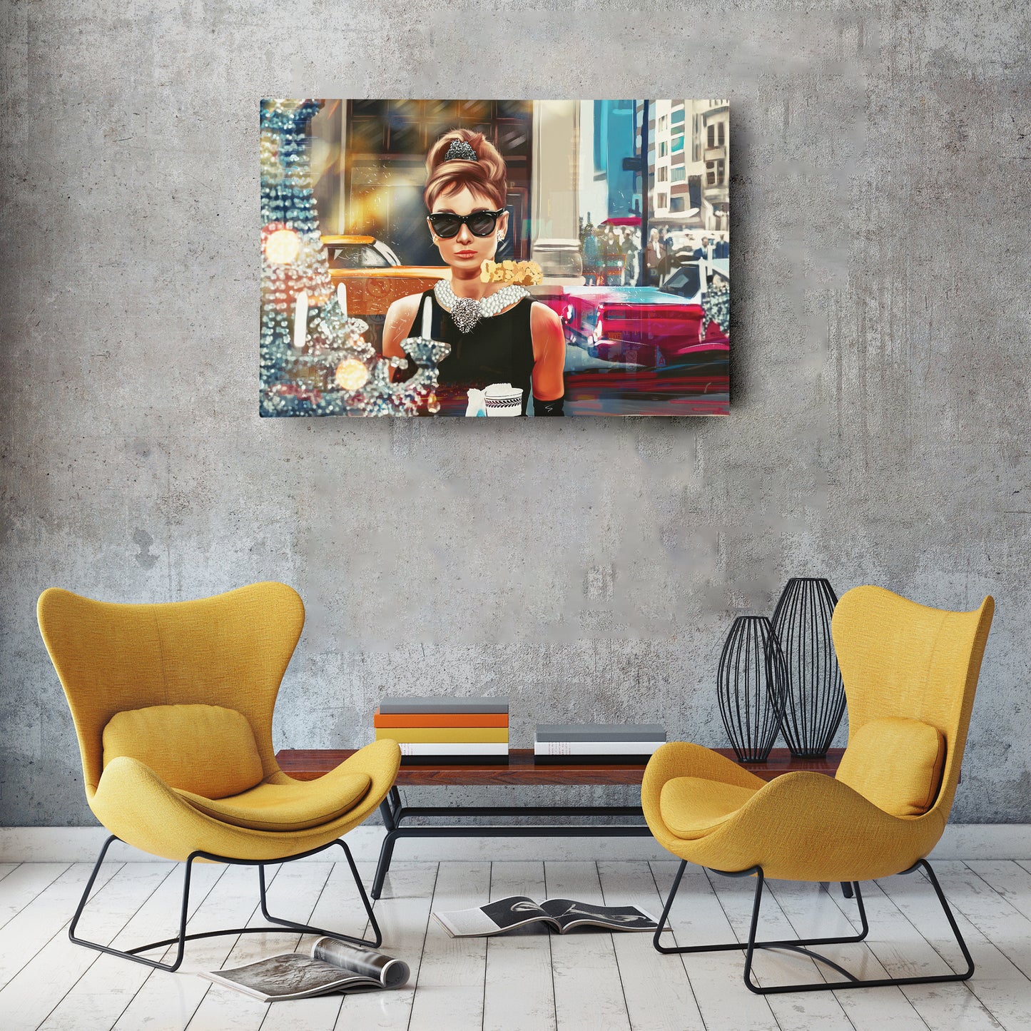 Breakfast at Tiffany’s Canvas Print | Audrey Hepburn Classic Wall Art