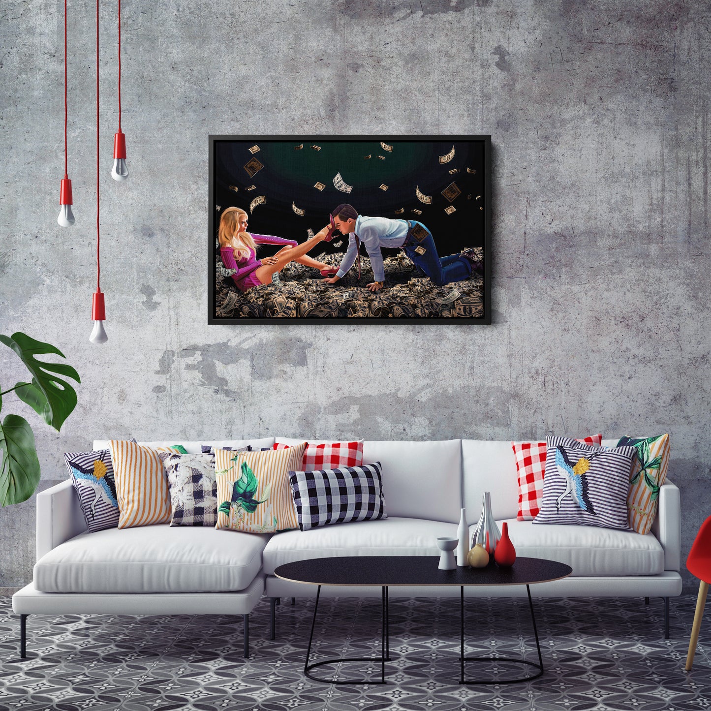 The Wolf of Wall Street Iconic Scene Canvas Print | Movie-Inspired Wall Art