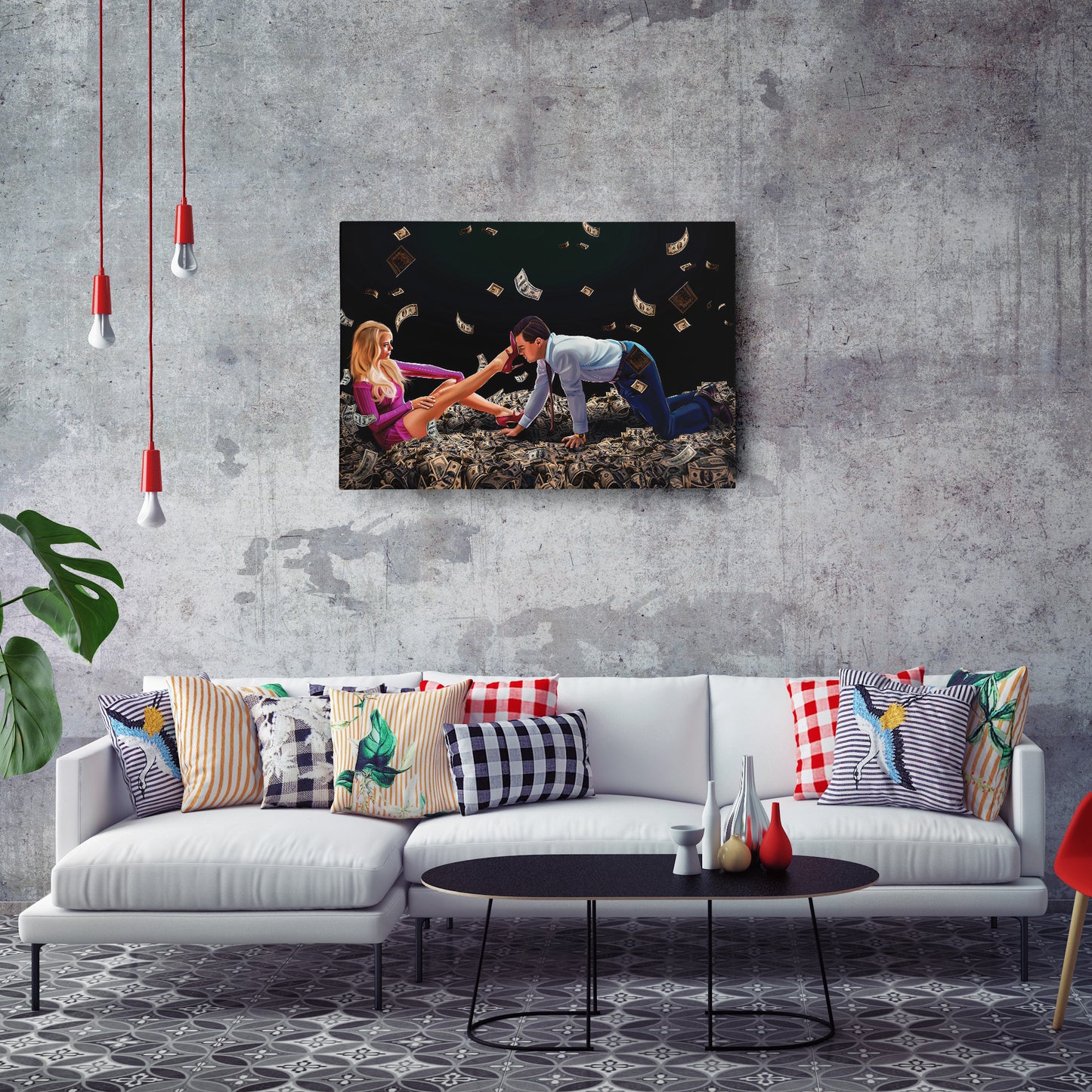 The Wolf of Wall Street Iconic Scene Canvas Print | Movie-Inspired Wall Art