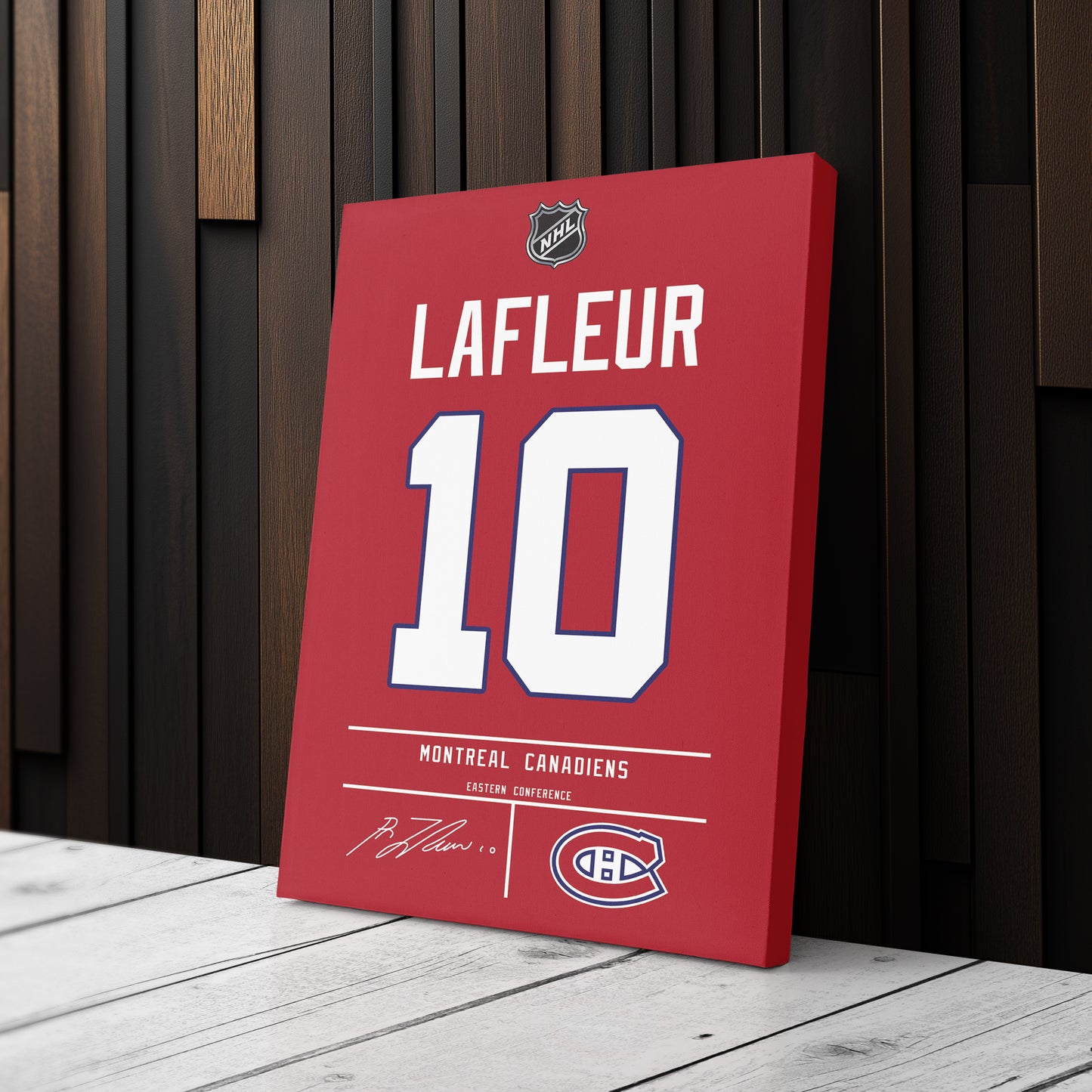 Guy Lafleur Canadiens Jersey Canvas Print | Wall Art Decor