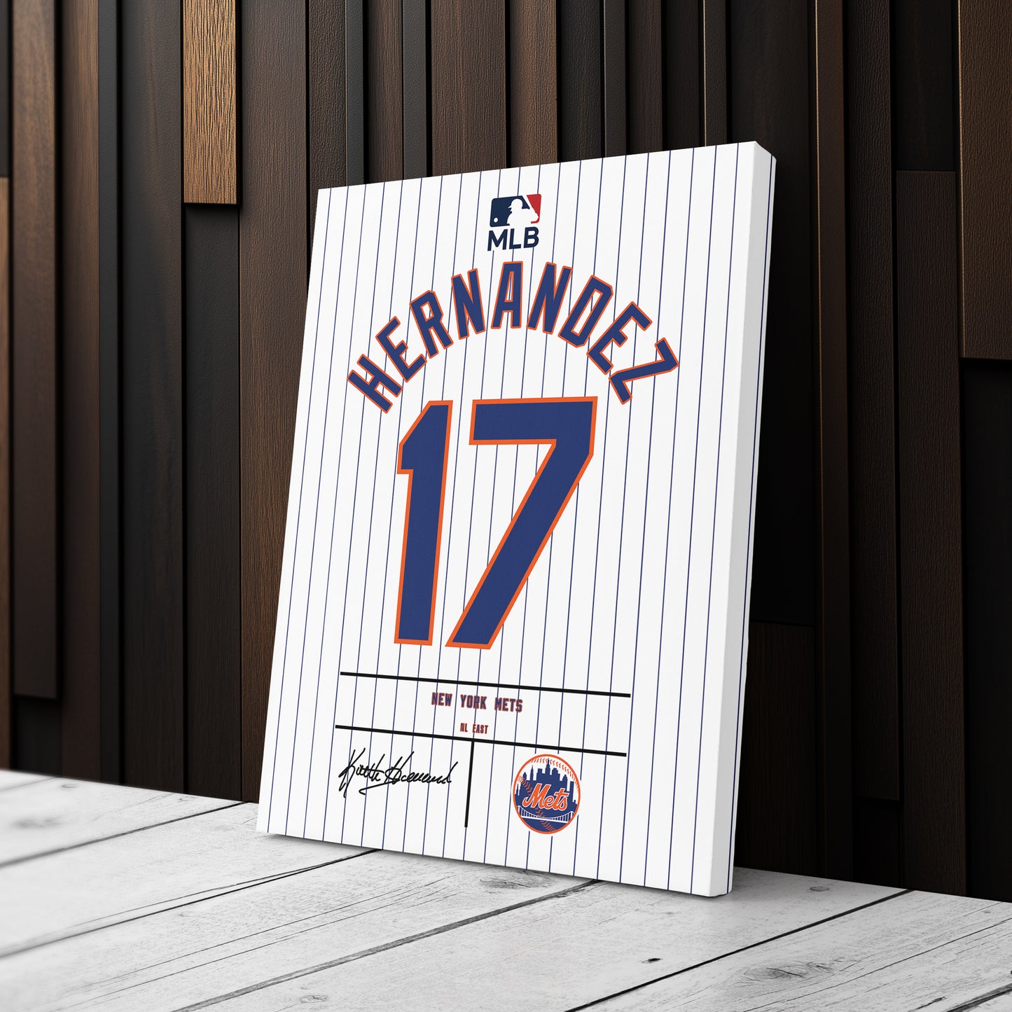Keith Hernandez New York Mets Jersey Canvas Wall Art
