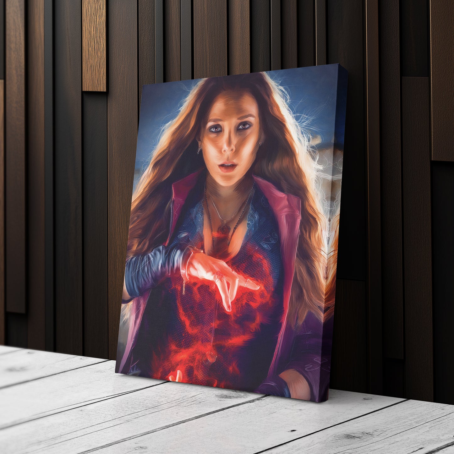 Wanda Maximoff Canvas Print | Marvel Scarlet Witch Wall Art
