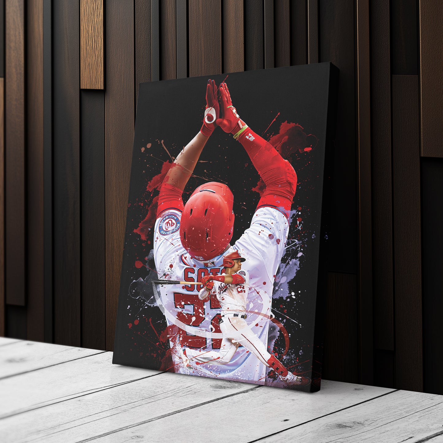 Juan Soto Nationals Canvas Print | Washington Baseball Wall Art