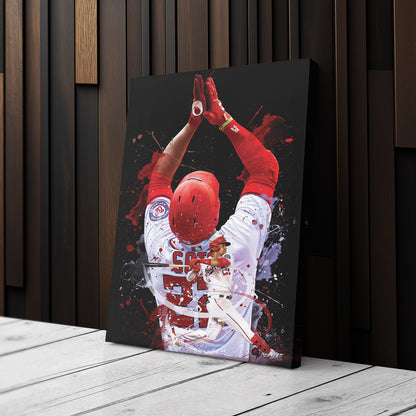 Juan Soto Nationals Canvas Print | Washington Baseball Wall Art
