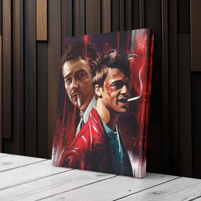 Fight Club Cult Movie Canvas Print | Iconic Film Wall Art