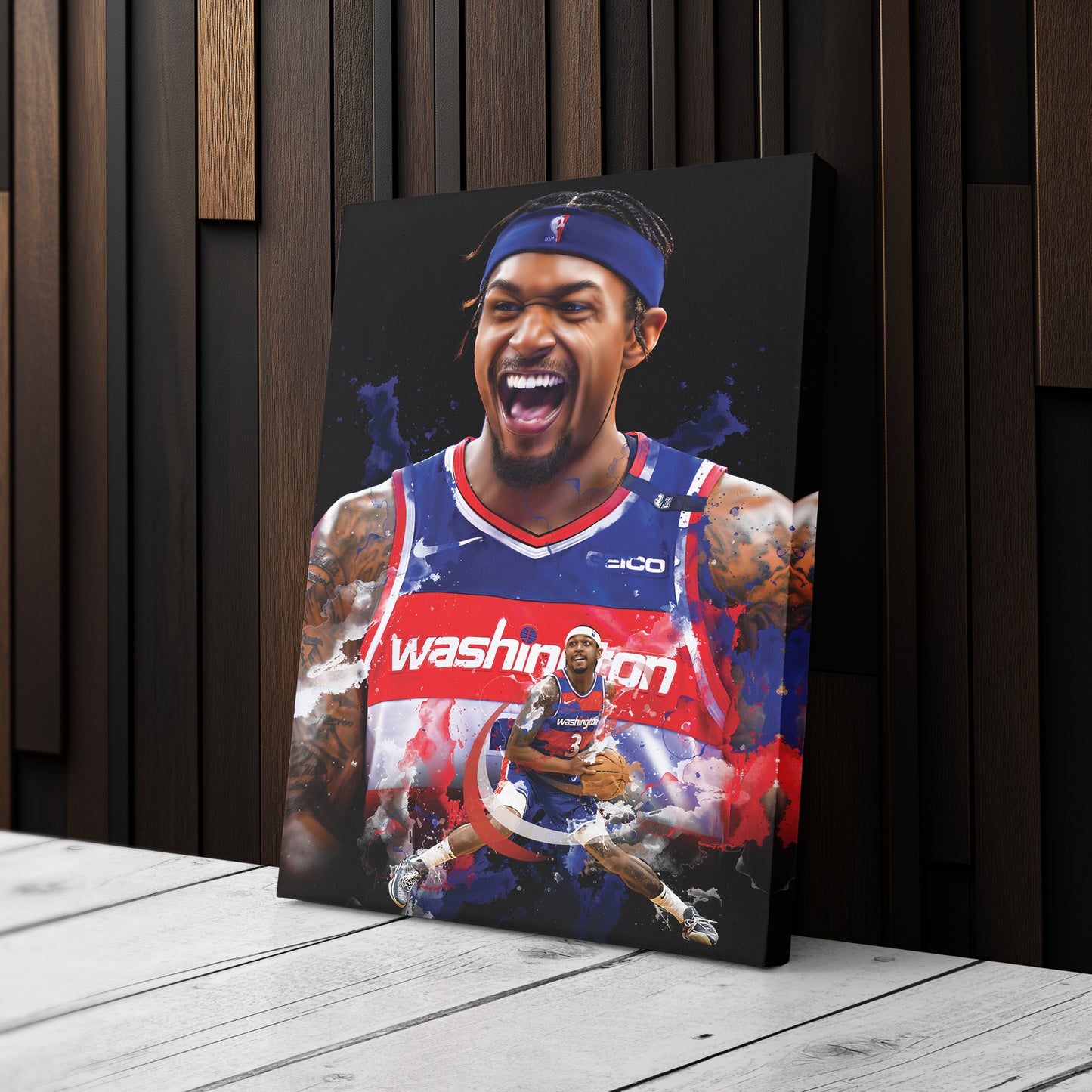 Bradley Beal Wizards Canvas Print | Washington Basketball Wall Art