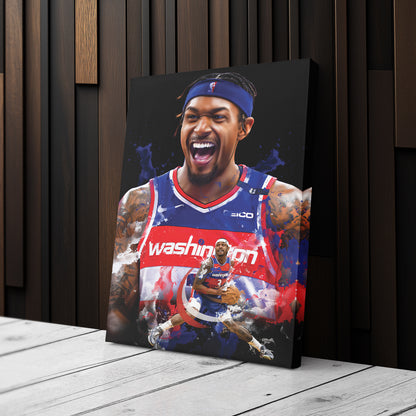 Bradley Beal Wizards Canvas Print | Washington Basketball Wall Art