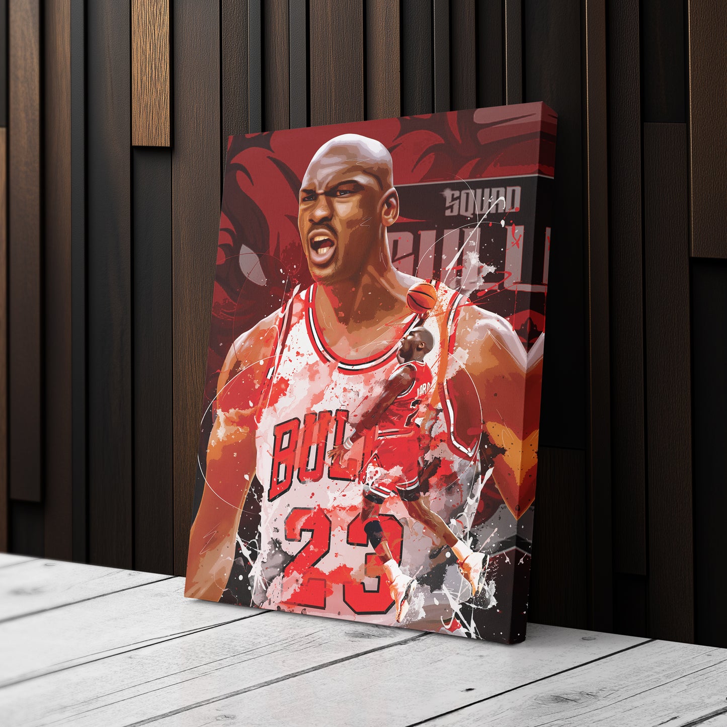 Michael Jordan Bulls Canvas Print | Chicago Basketball Wall Art