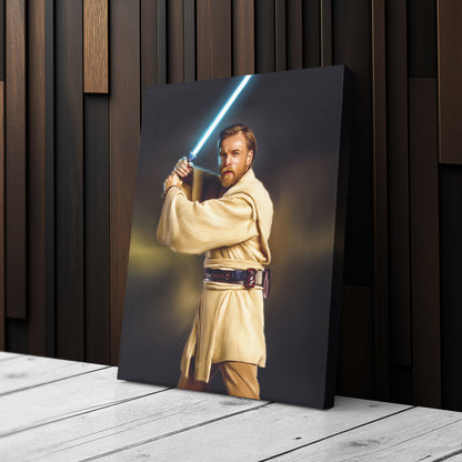 Obi-Wan Kenobi Canvas Print | Star Wars Jedi Master Wall Art