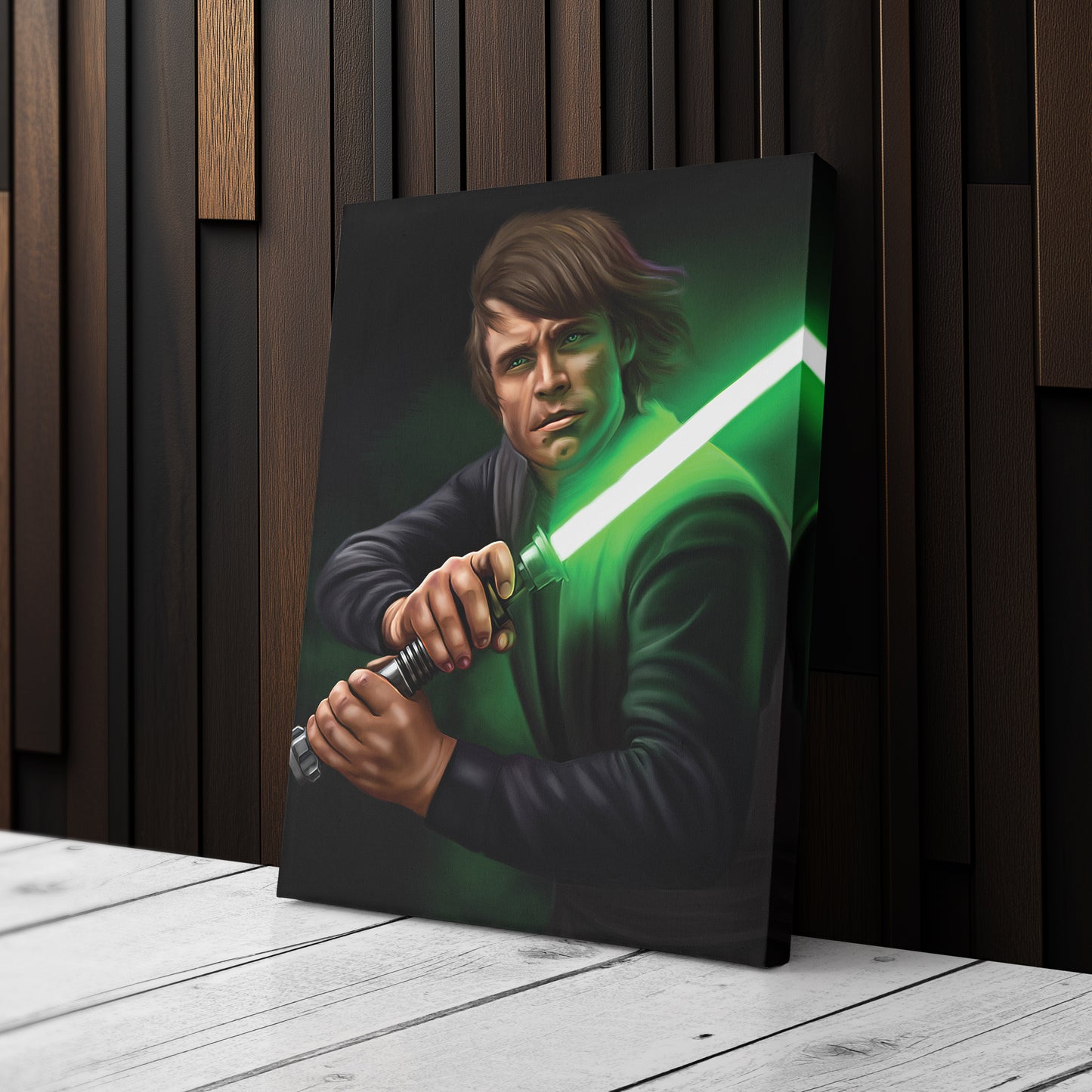 Luke Skywalker Canvas Print | Star Wars Jedi Knight Wall Art