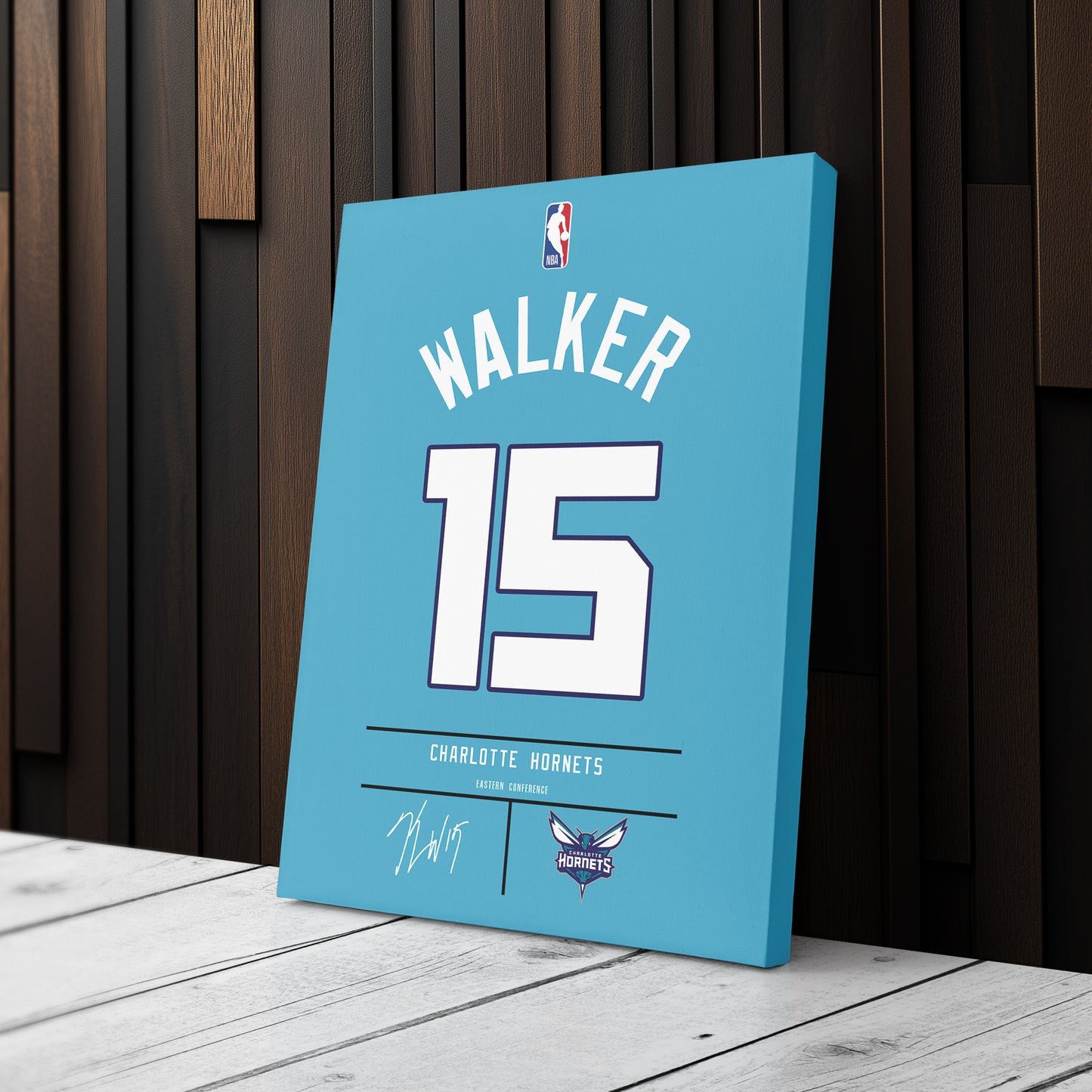 Kemba Walker Hornets Jersey Canvas Print | Wall Art Decor
