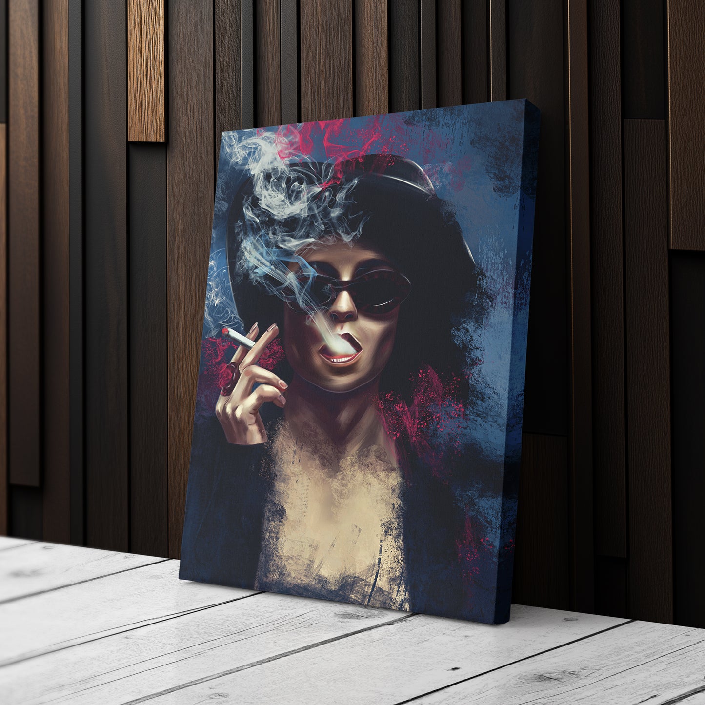 Fight Club Marla Singer Canvas Print | Cult Movie Wall Art