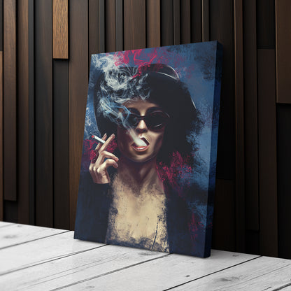 Fight Club Marla Singer Canvas Print | Cult Movie Wall Art