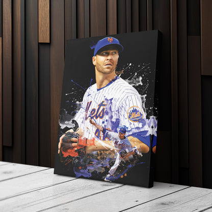 Jacob deGrom Mets Canvas Print | New York Baseball Wall Art
