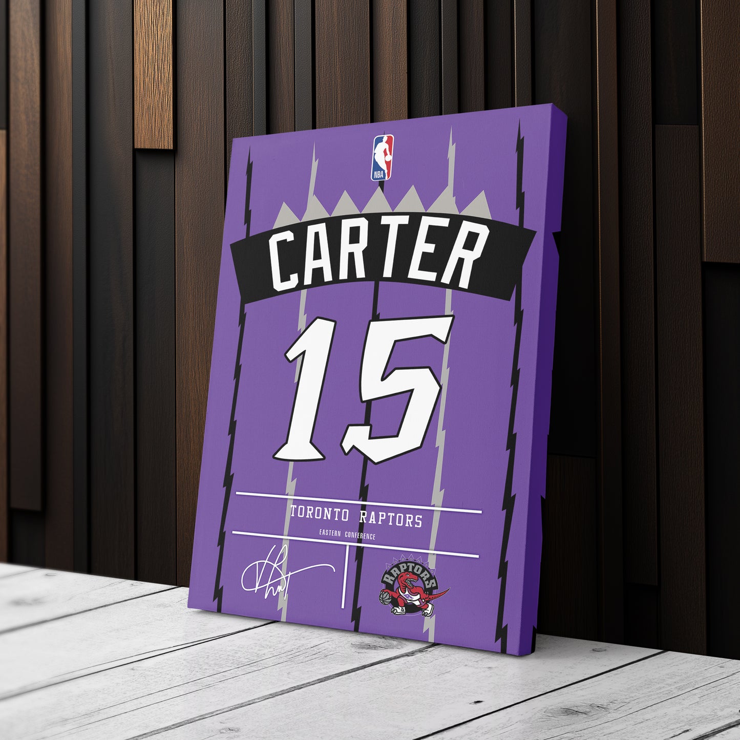 Vince Carter Raptors Jersey Canvas Print | Wall Art Decor