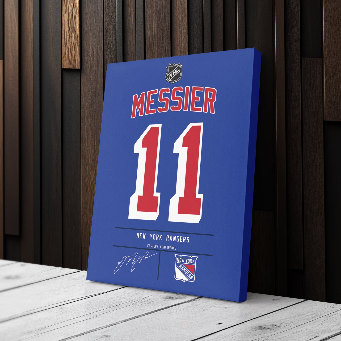 Mark Messier Rangers Jersey Canvas Print | Wall Art Decor