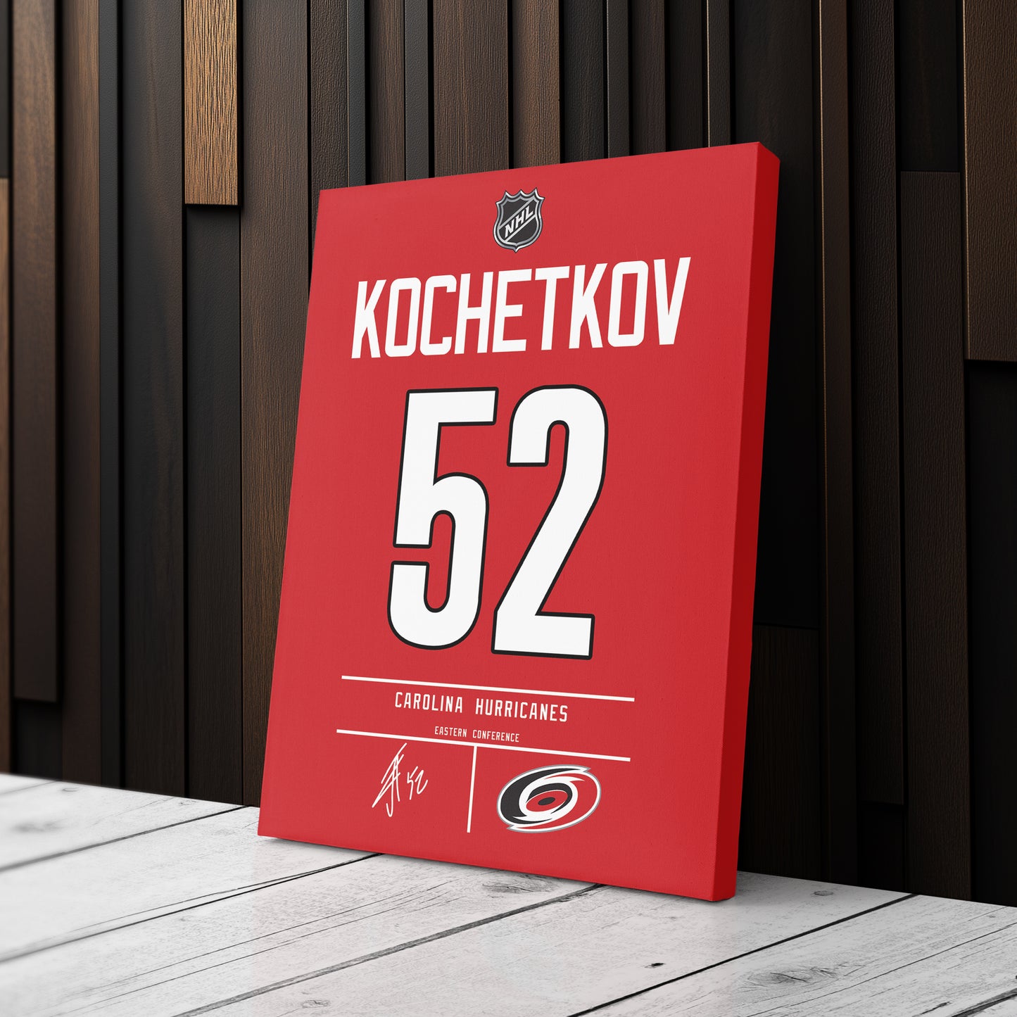 Pyotr Kochetkov Hurricanes Jersey Canvas Print | Wall Art Decor