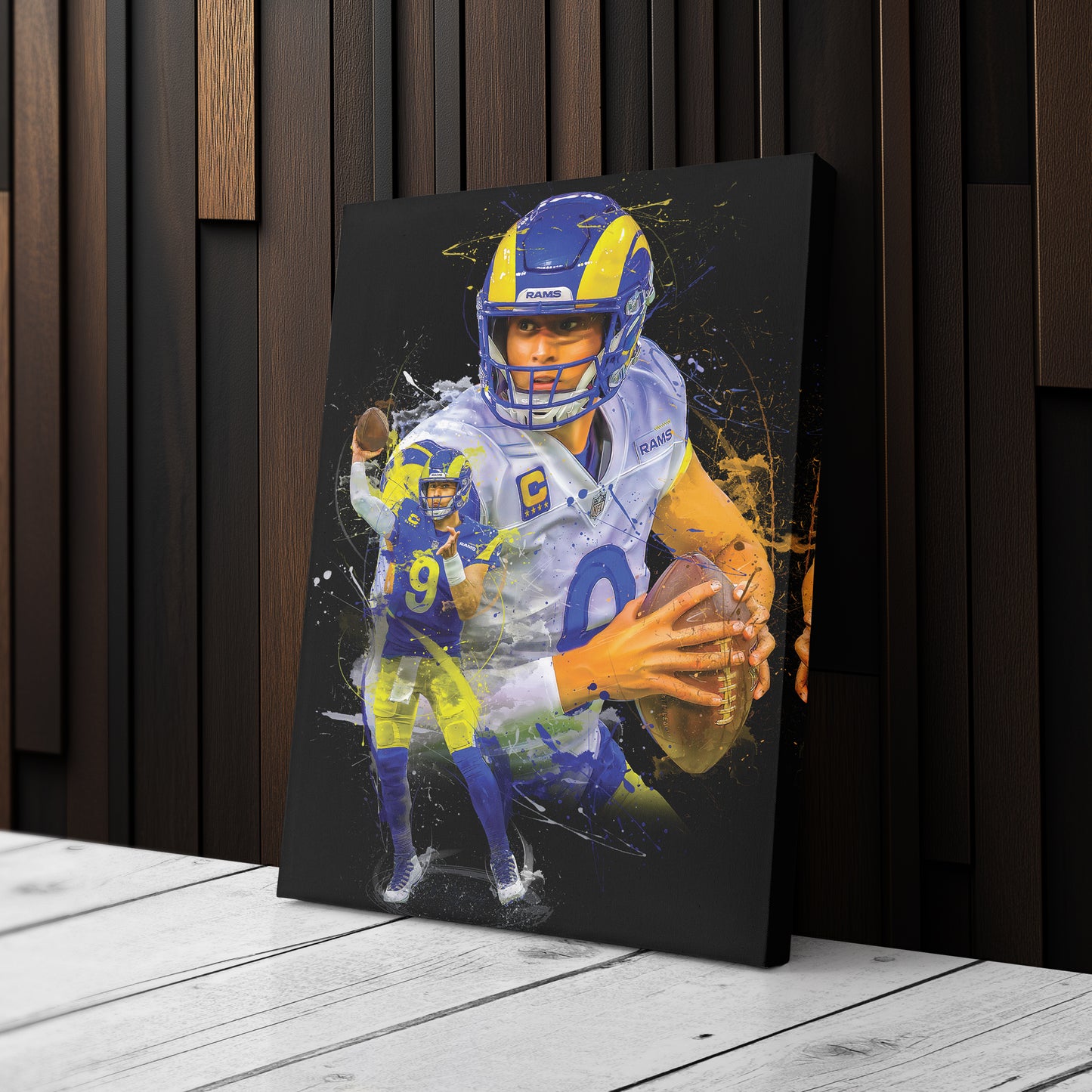 Matthew Stafford Rams Canvas Print | Los Angeles Football Wall Art