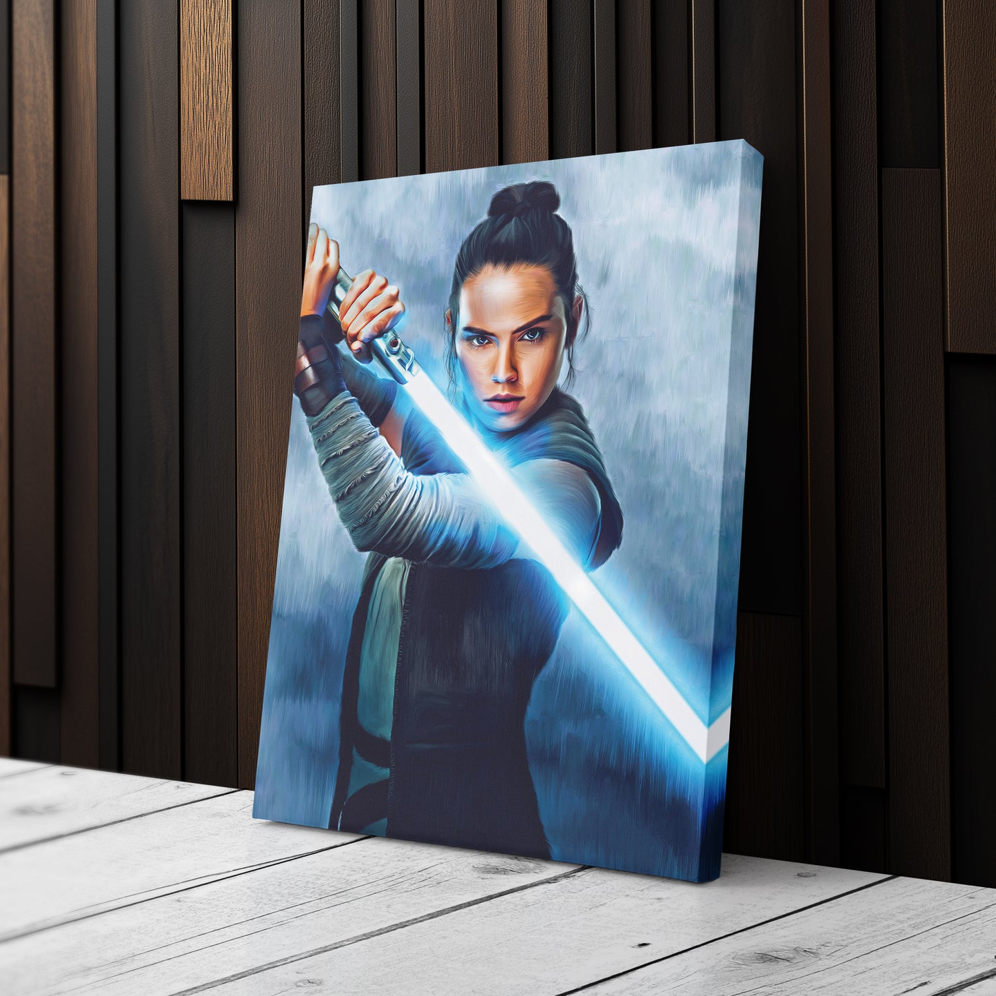 Rey Skywalker Canvas Print | Star Wars Jedi Wall Art