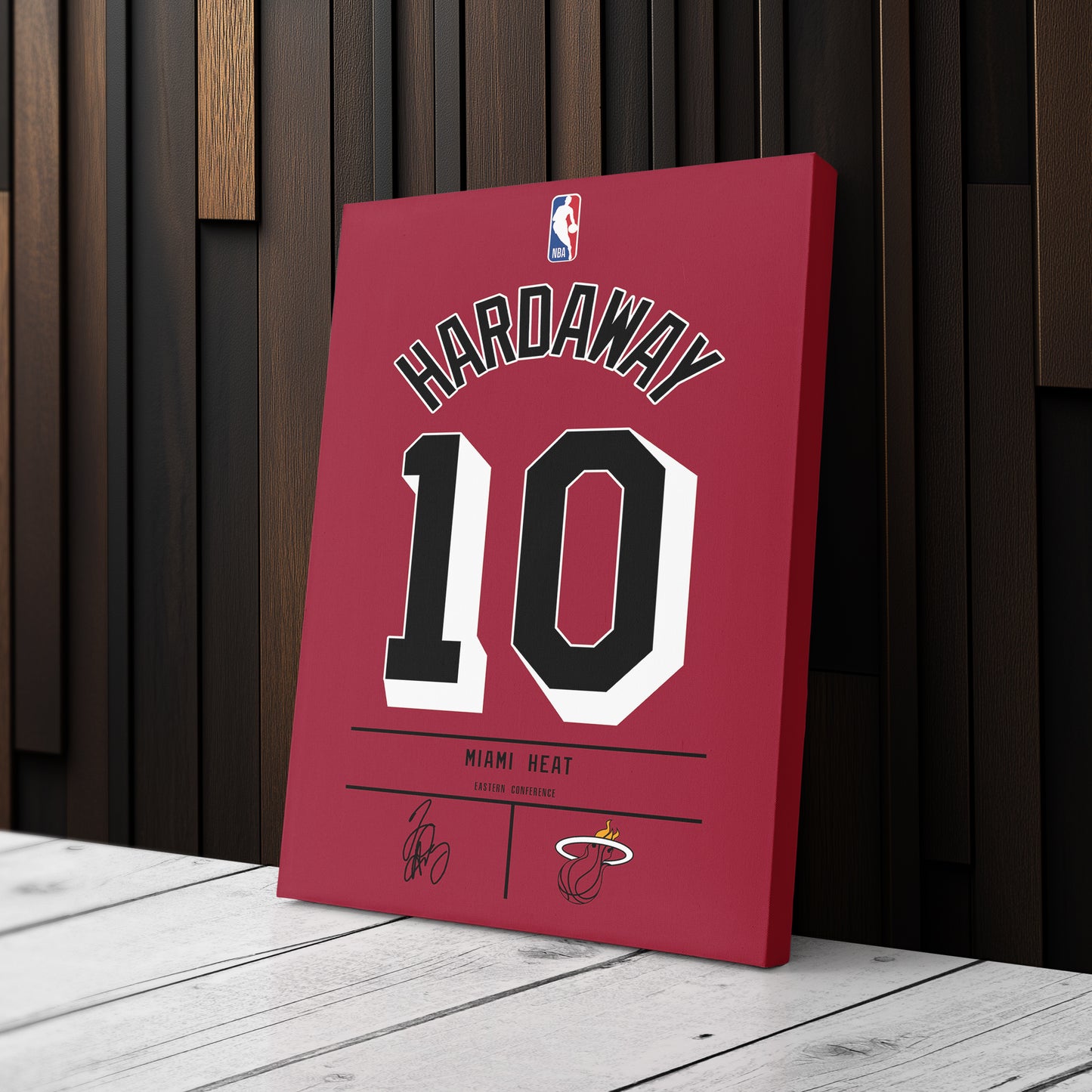 Tim Hardaway Heat Jersey Canvas Print | Wall Art Decor