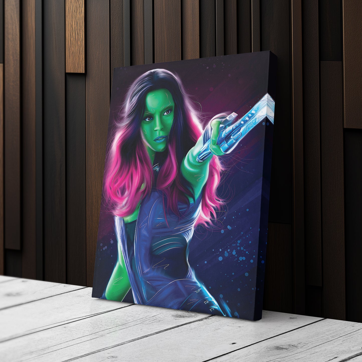Gamora Canvas Print | Marvel Guardians of the Galaxy Wall Art