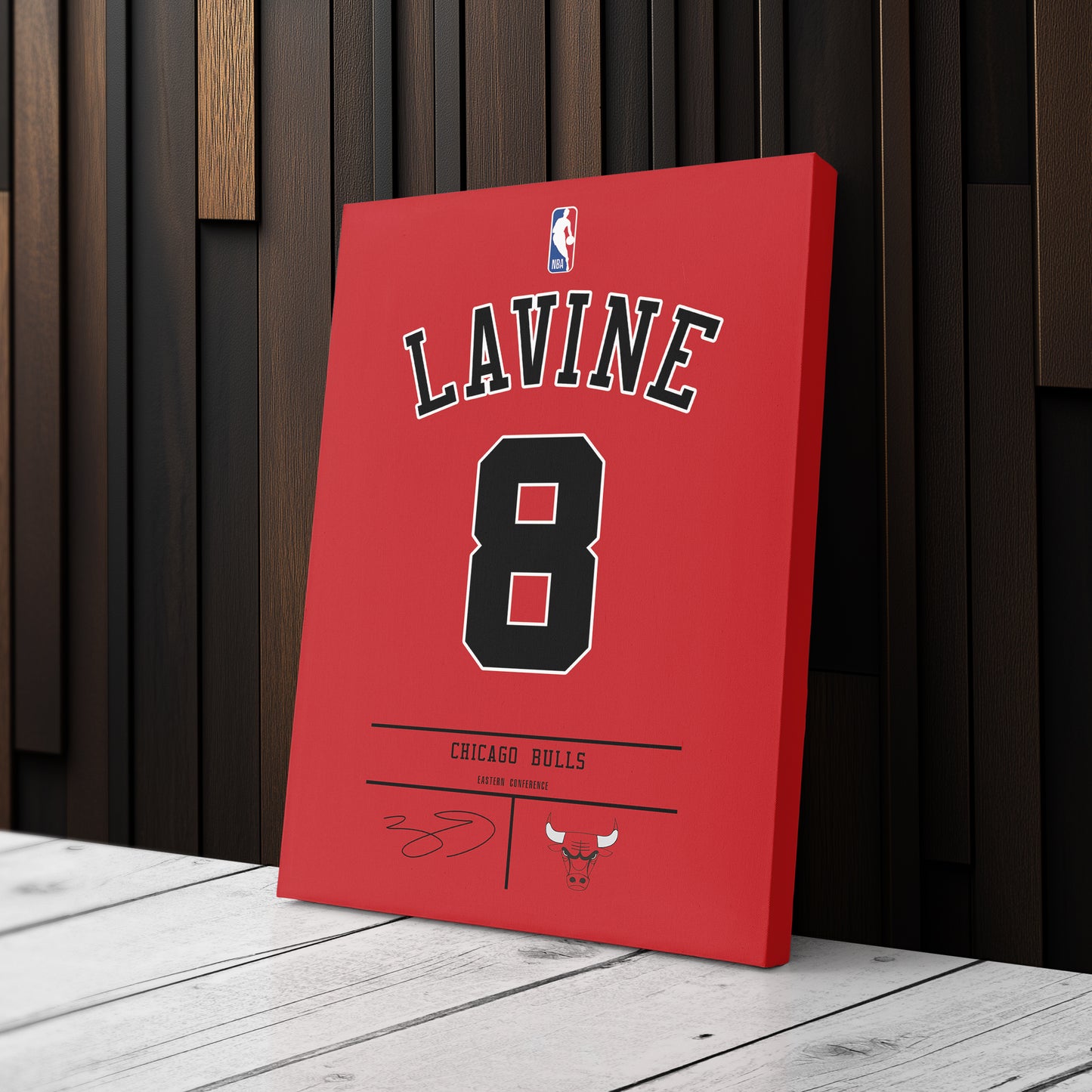 Zach LaVine Bulls Jersey Canvas Print | Wall Art Decor