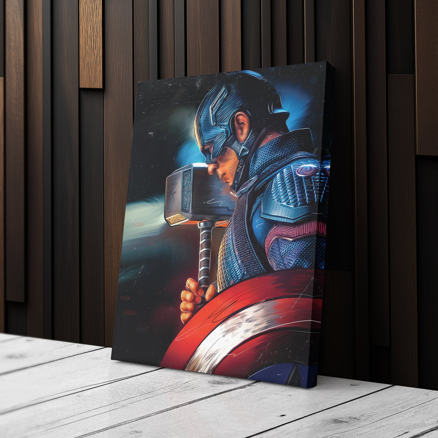Captain America Canvas Print | Marvel Superhero Wall Art