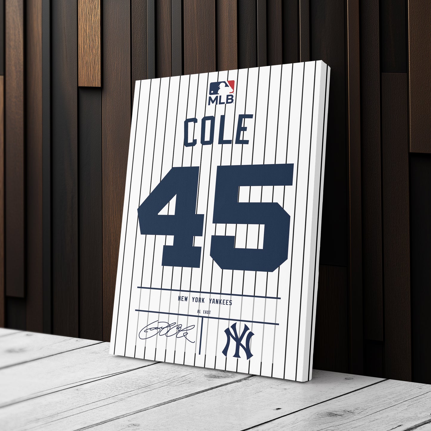 Gerrit Cole Yankees Jersey Canvas Print | Wall Art Decor