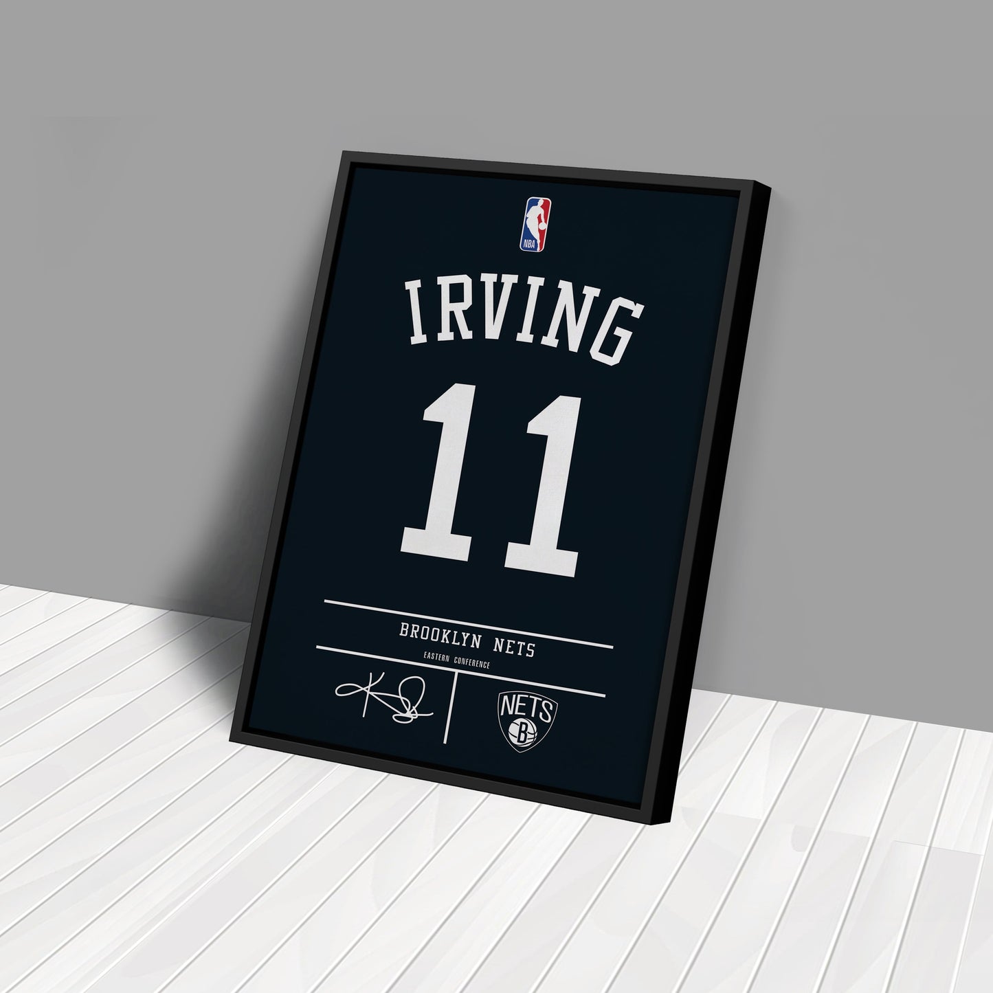 Kyrie Irving Nets Jersey Canvas Print | Wall Art Decor