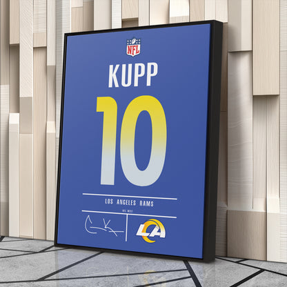 Cooper Kupp Rams Jersey Canvas Print | Wall Art Decor