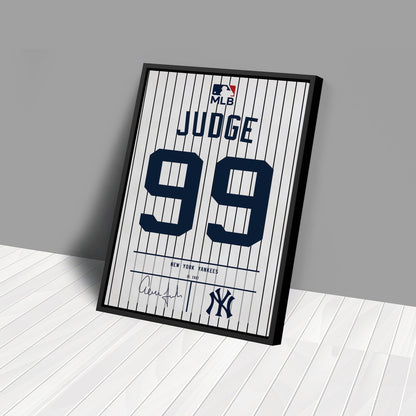 Aaron Judge Yankees Jersey Canvas Print | Wall Art Decor