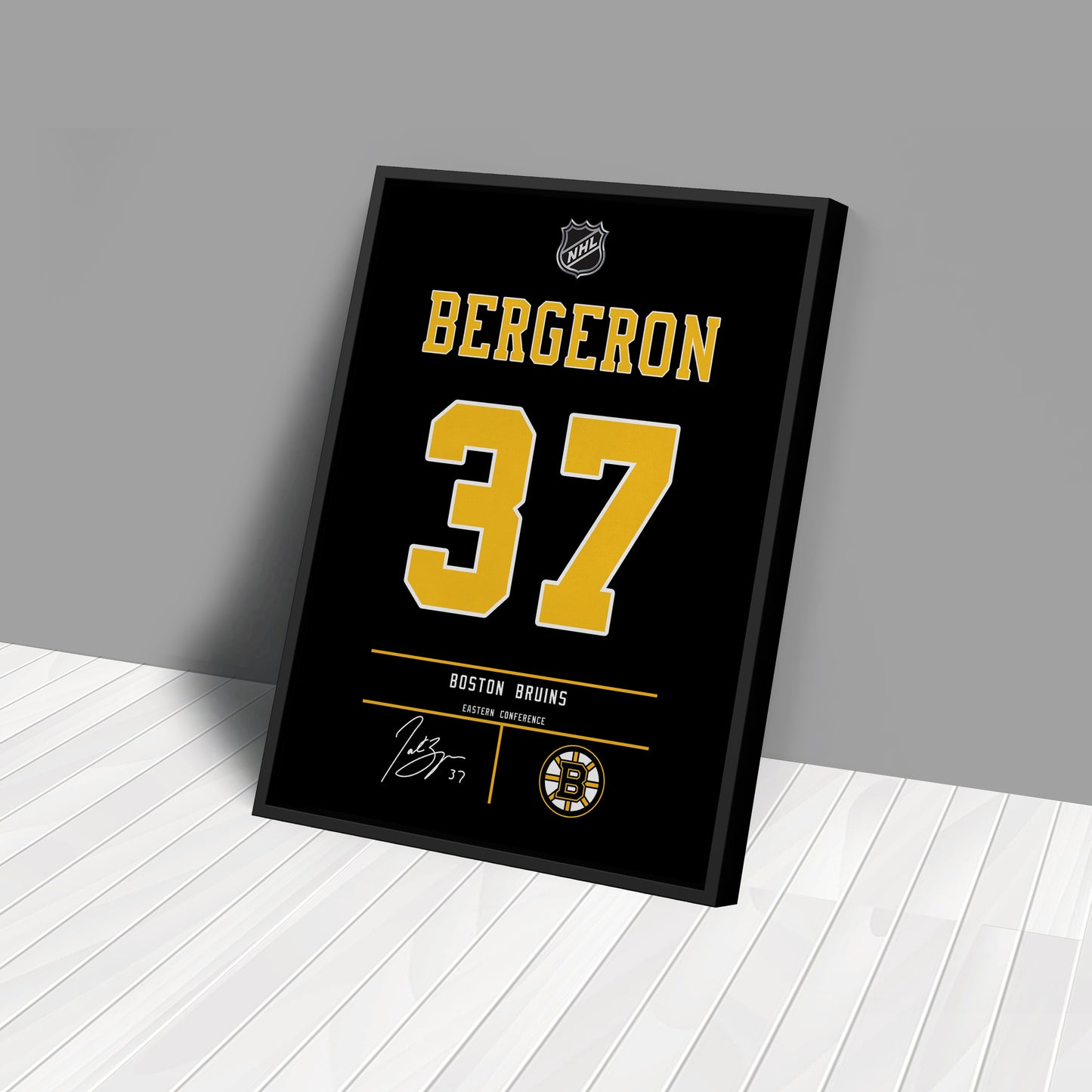 Patrice Bergeron Bruins Jersey Canvas Print | Wall Art Decor