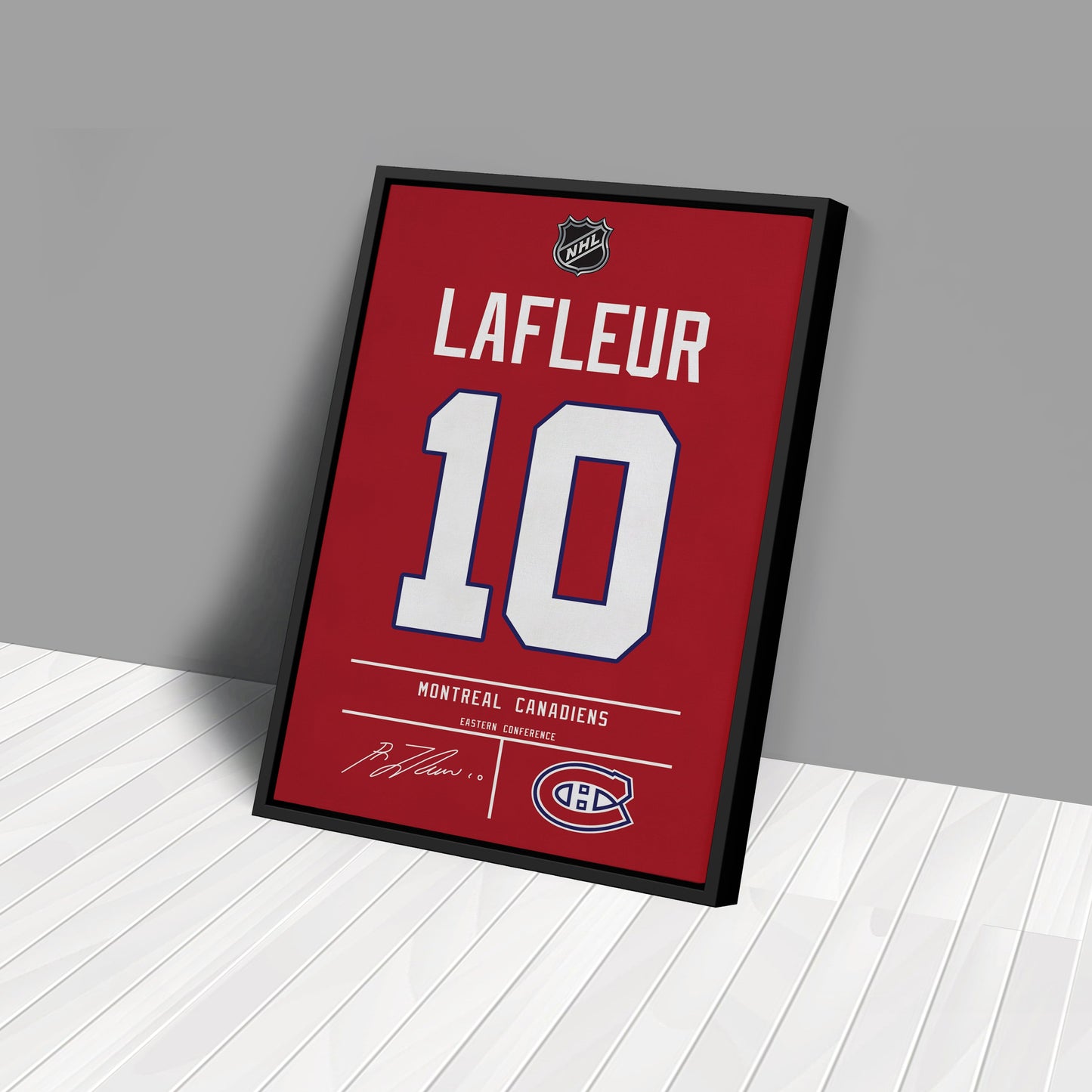 Guy Lafleur Canadiens Jersey Canvas Print | Wall Art Decor