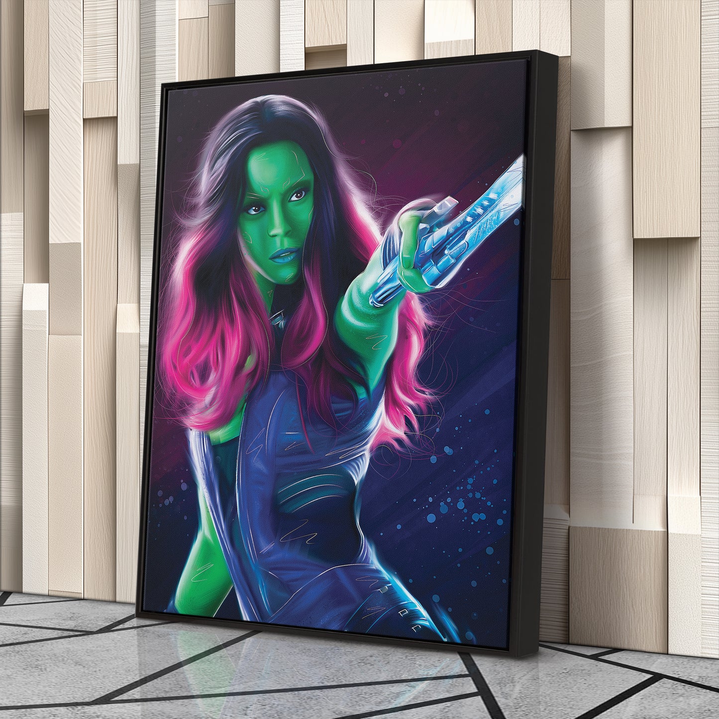 Gamora Canvas Print | Marvel Guardians of the Galaxy Wall Art