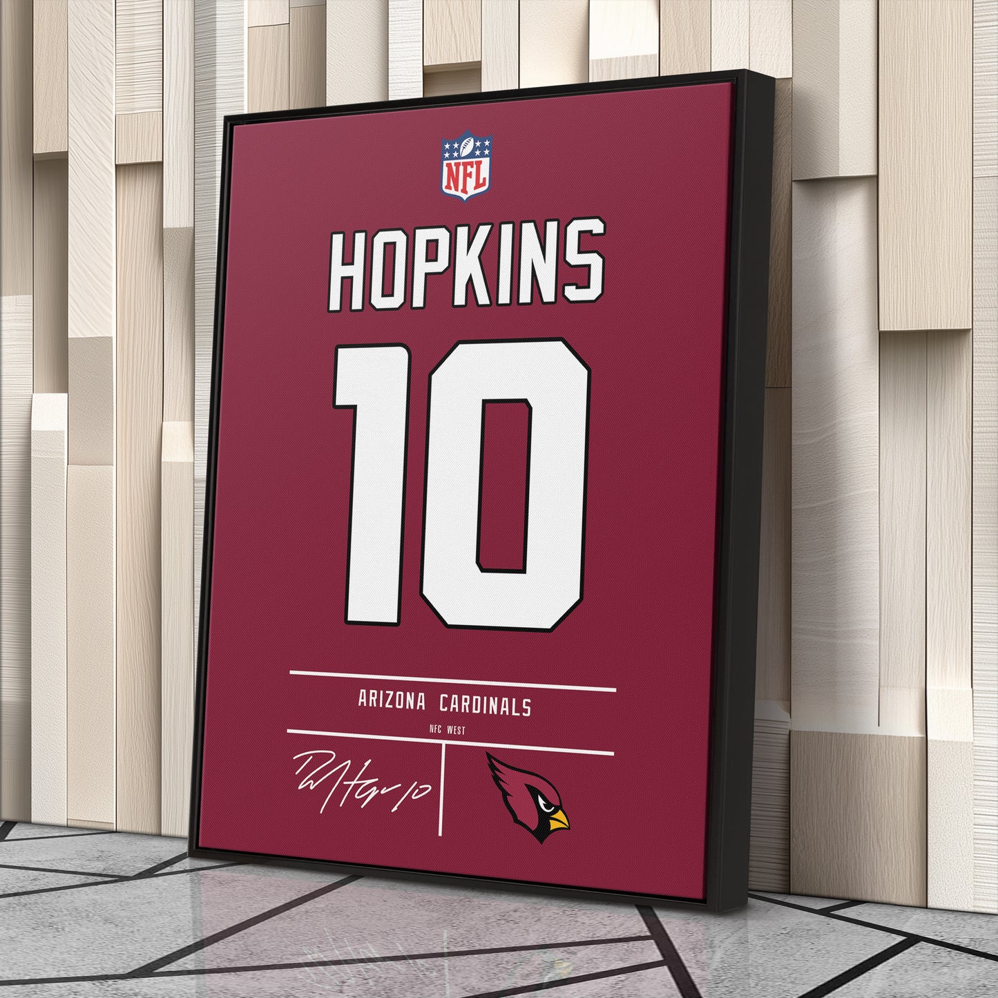 DeAndre Hopkins Cardinals Jersey Canvas Print | Wall Art Decor