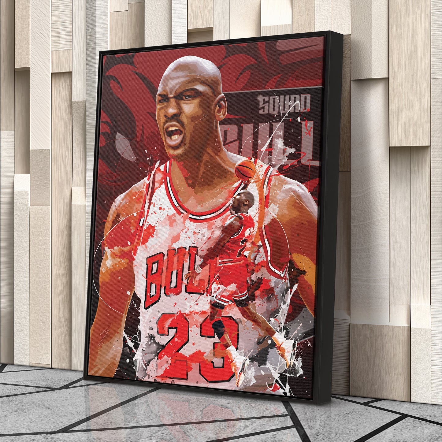 Michael Jordan Bulls Canvas Print | Chicago Basketball Wall Art