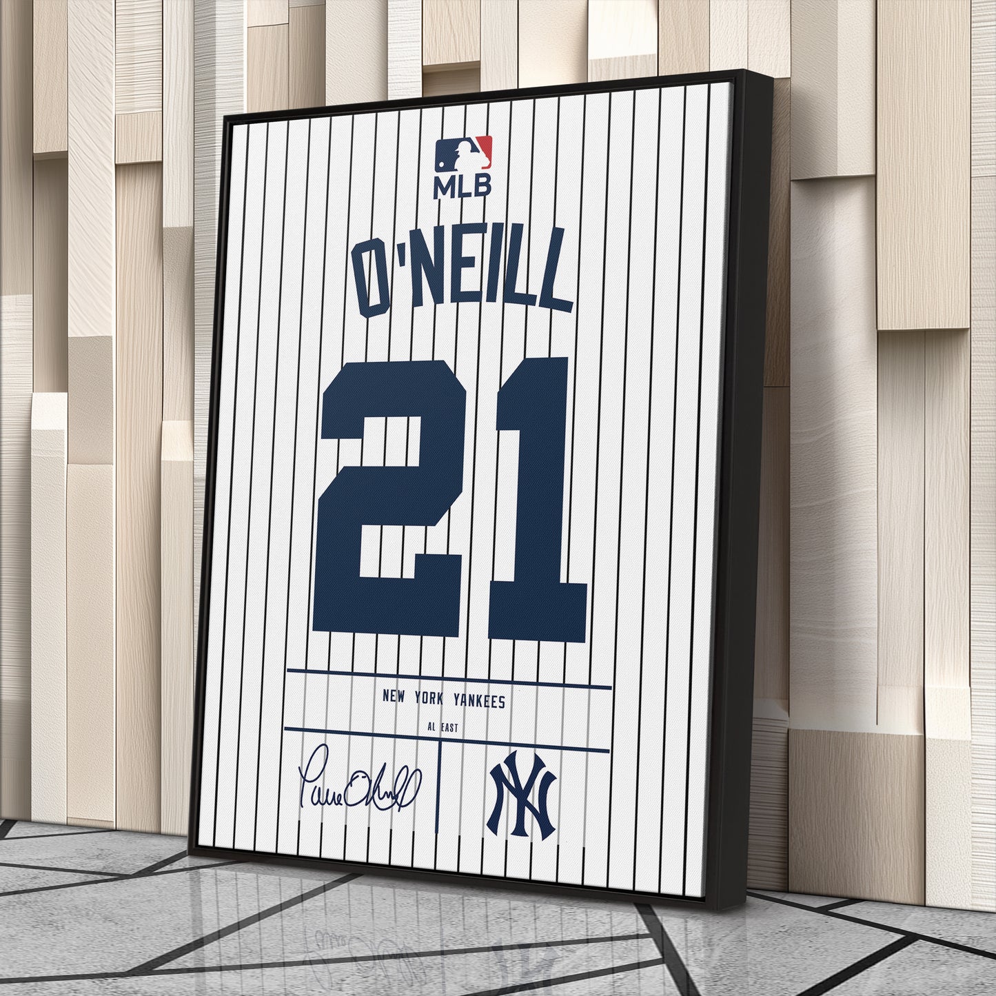 Paul O'Neill Yankees Jersey Canvas Print | Wall Art Decor